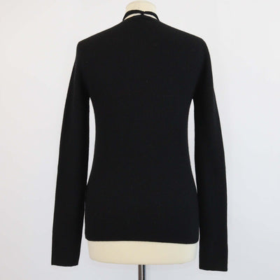 RED Valentino Tricolor Knitted Fabric Crew Neck Sweater