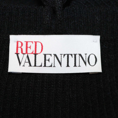 RED Valentino Tricolor Knitted Fabric Crew Neck Sweater