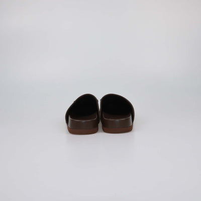 Gucci Beige GG Supreme Canvas Horsebit Mules