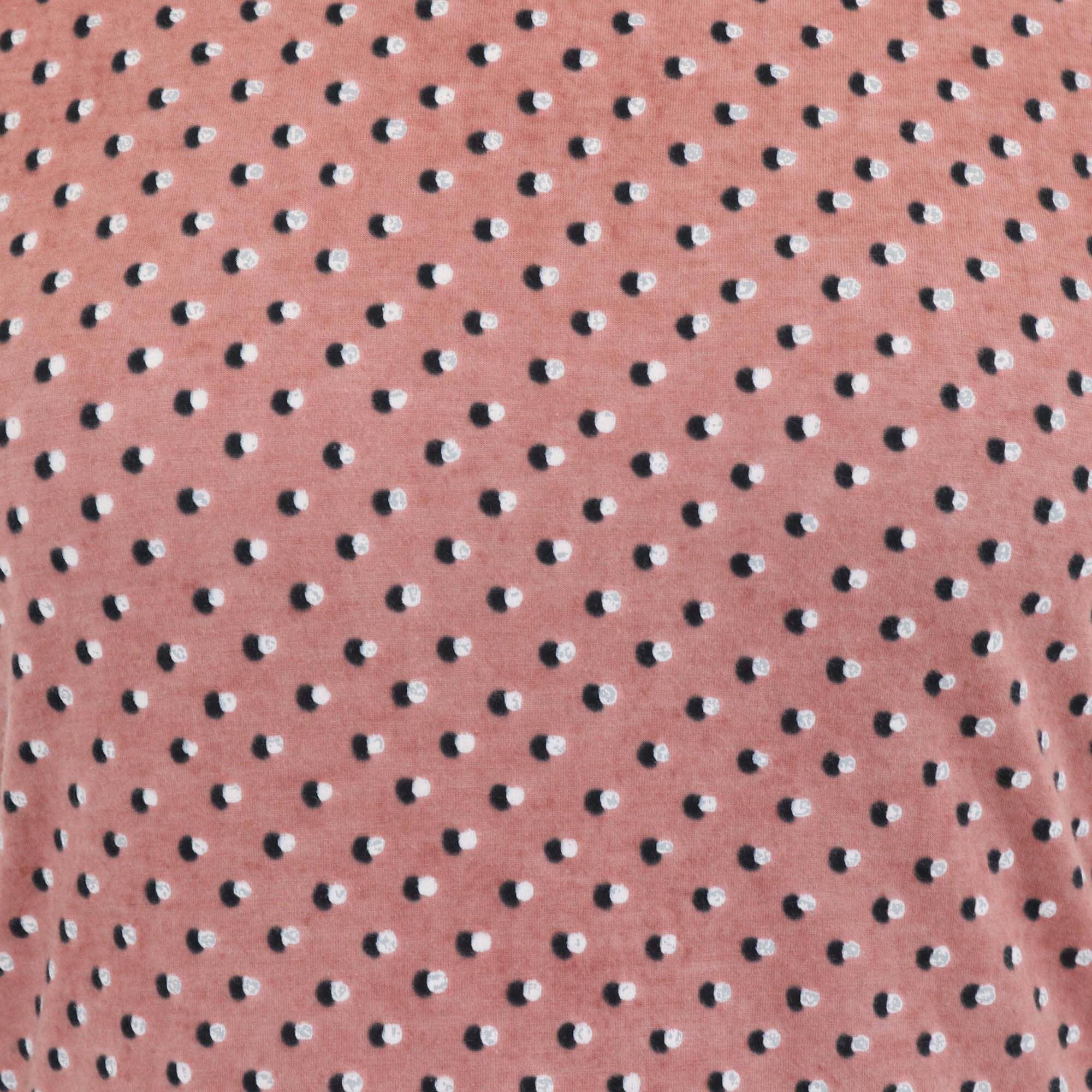 Louis Vuitton Pink Dot Pattern Print Crew Neck T Shirt Womens Louis Vuitton 