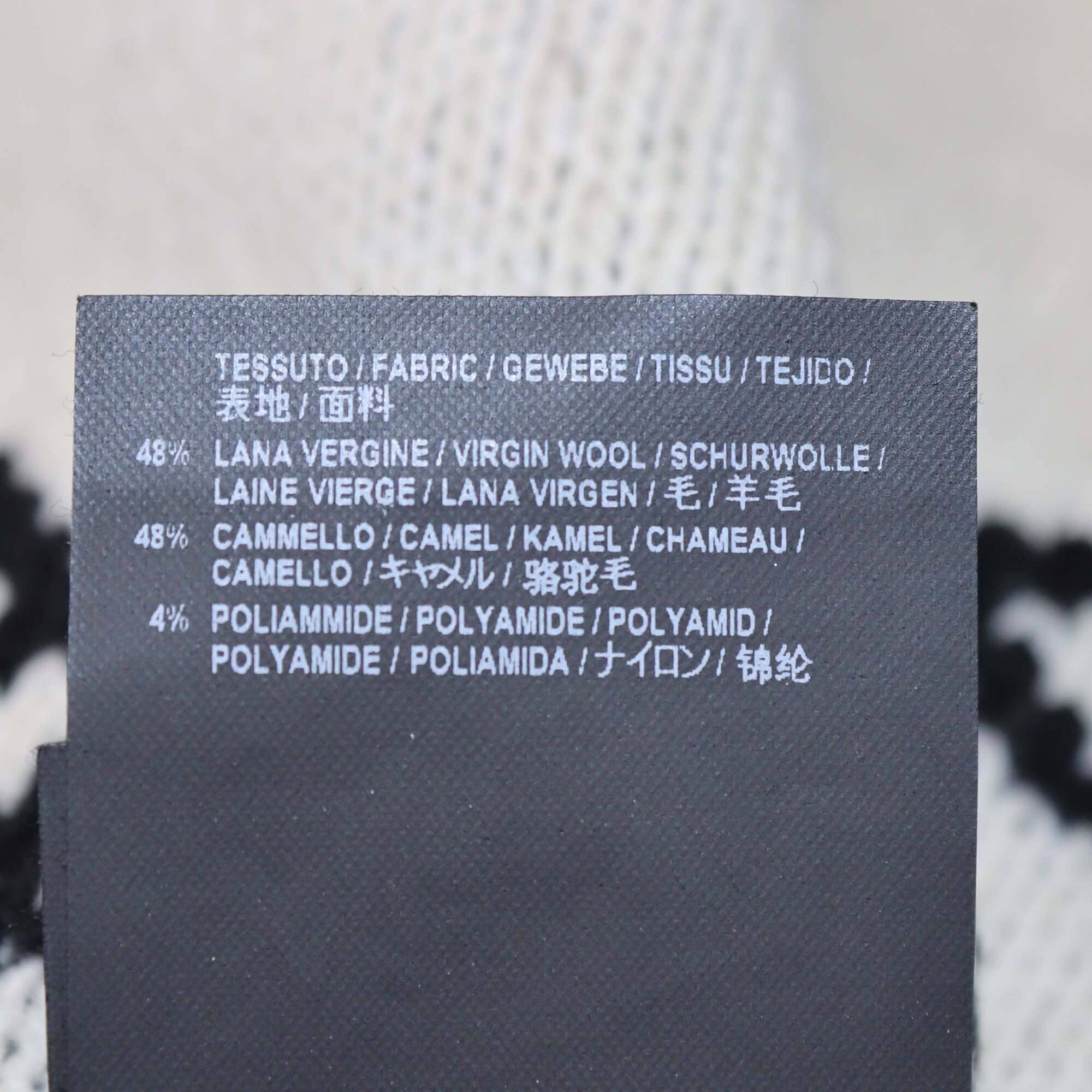 Balenciaga Black/Cream Knitted Logo All Over Sweater Womens Balenciaga 