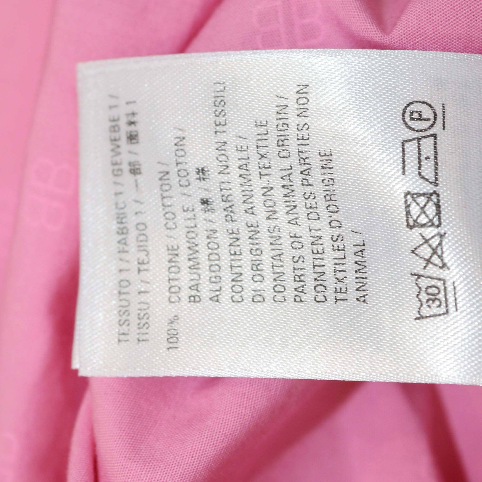 Balenciaga Pink BB Print Oversized Shirt Womens Balenciaga 