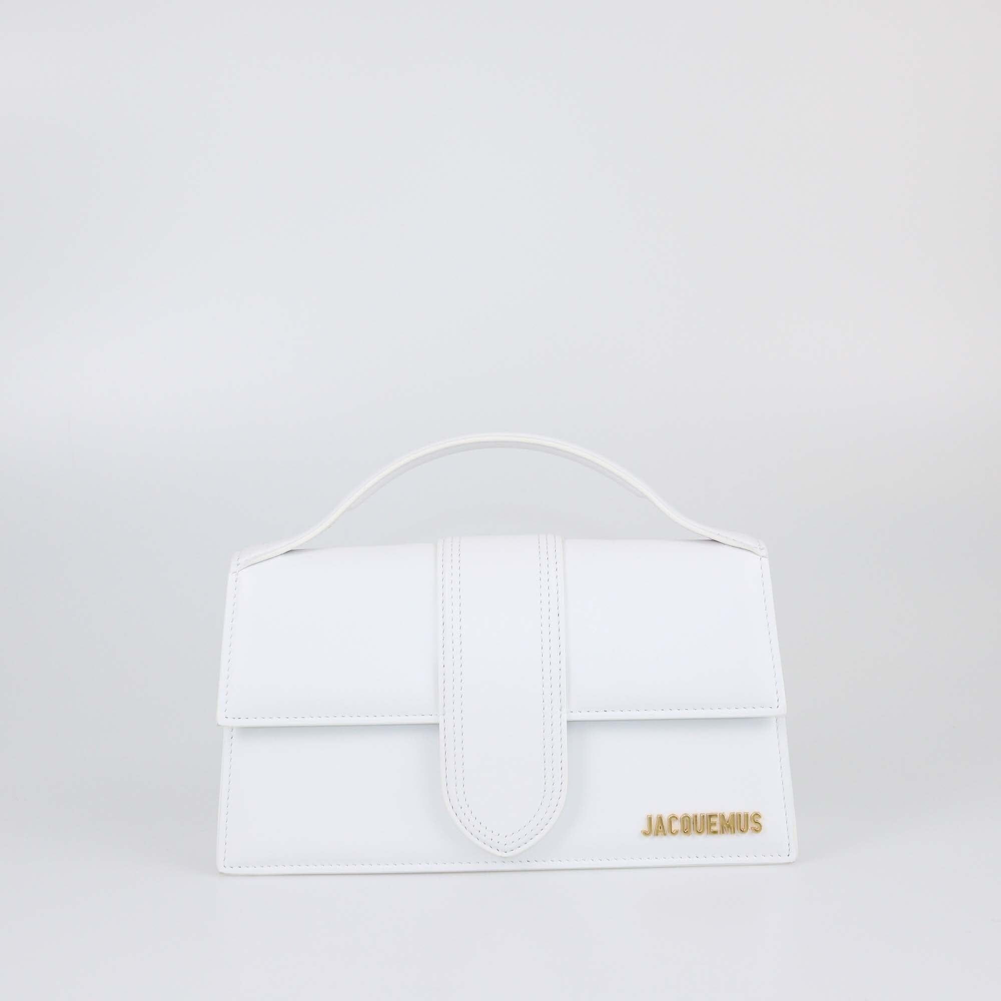 Jacquemus White Le Grand Bambino Top Handle Bag Womens Jacquemus 