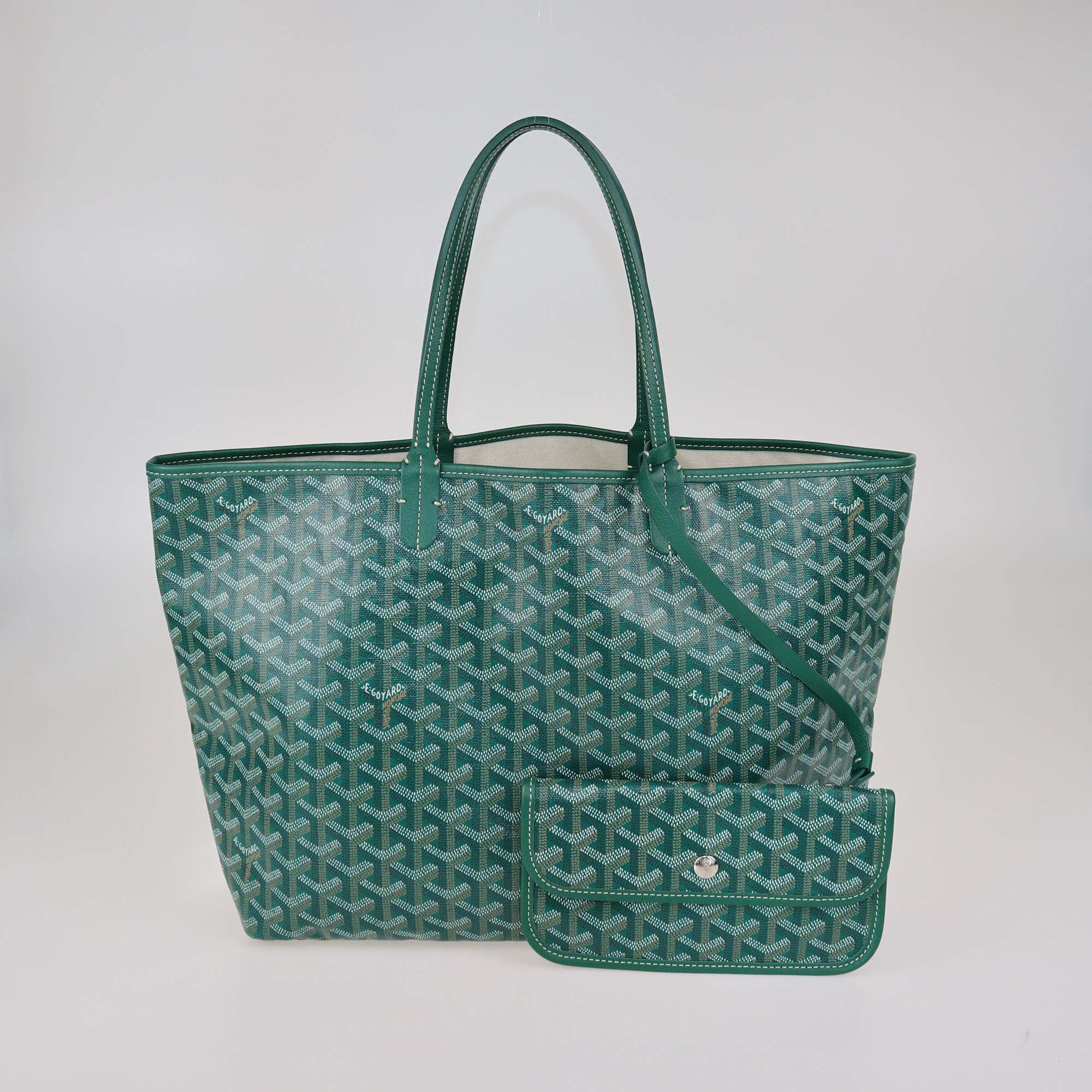 Goyard Green Goyardine Saint Louis PM Bag