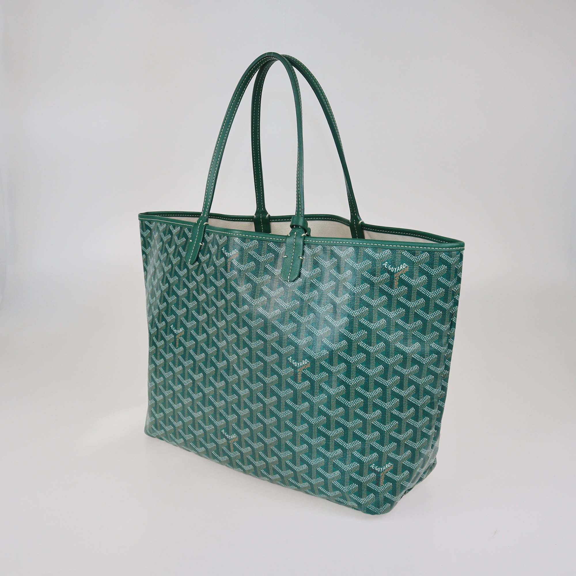 Goyard Green Goyardine Saint Louis PM Bag