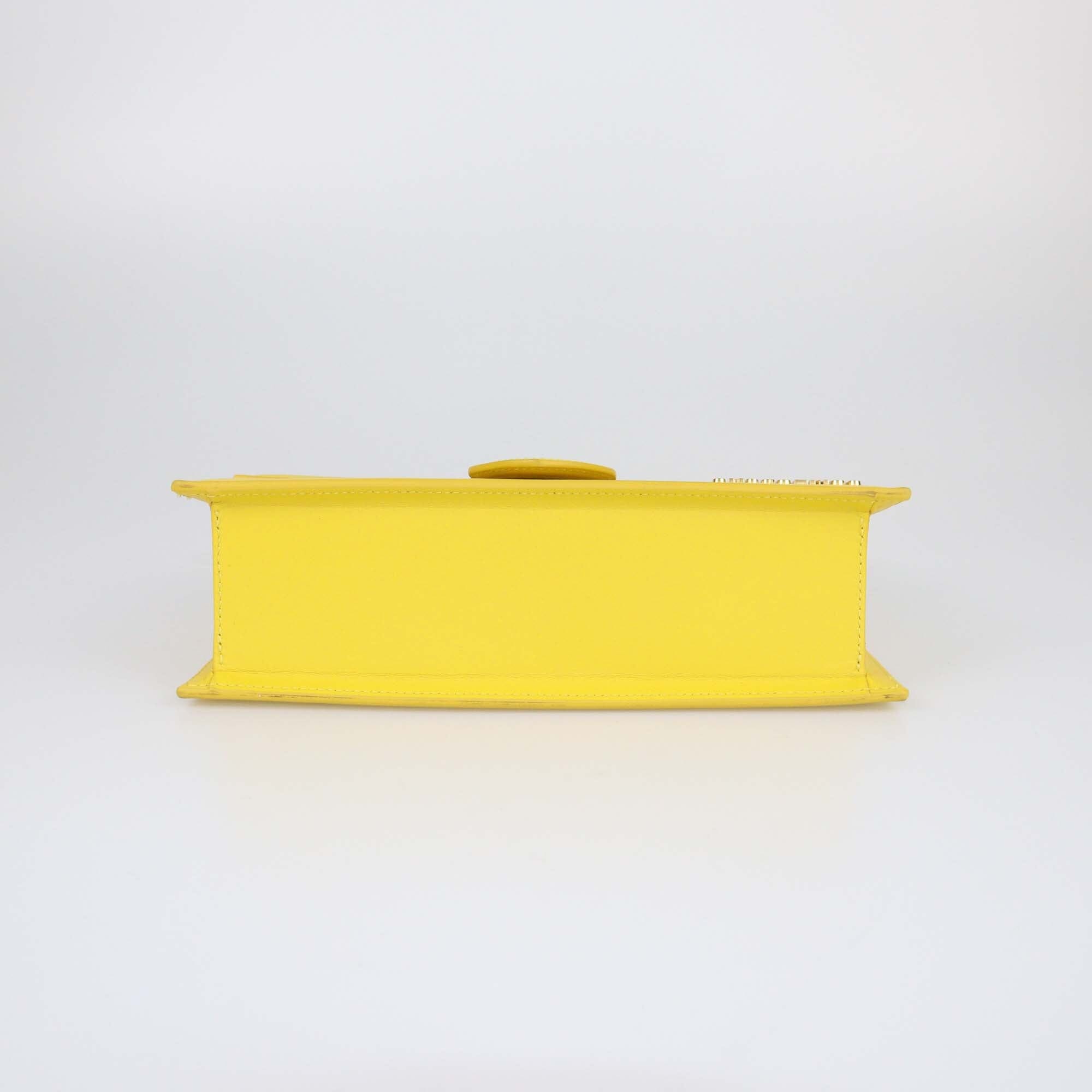 Jacquemus Yellow Le Grand Bambino Top Handle Bag Womens Jacquemus 