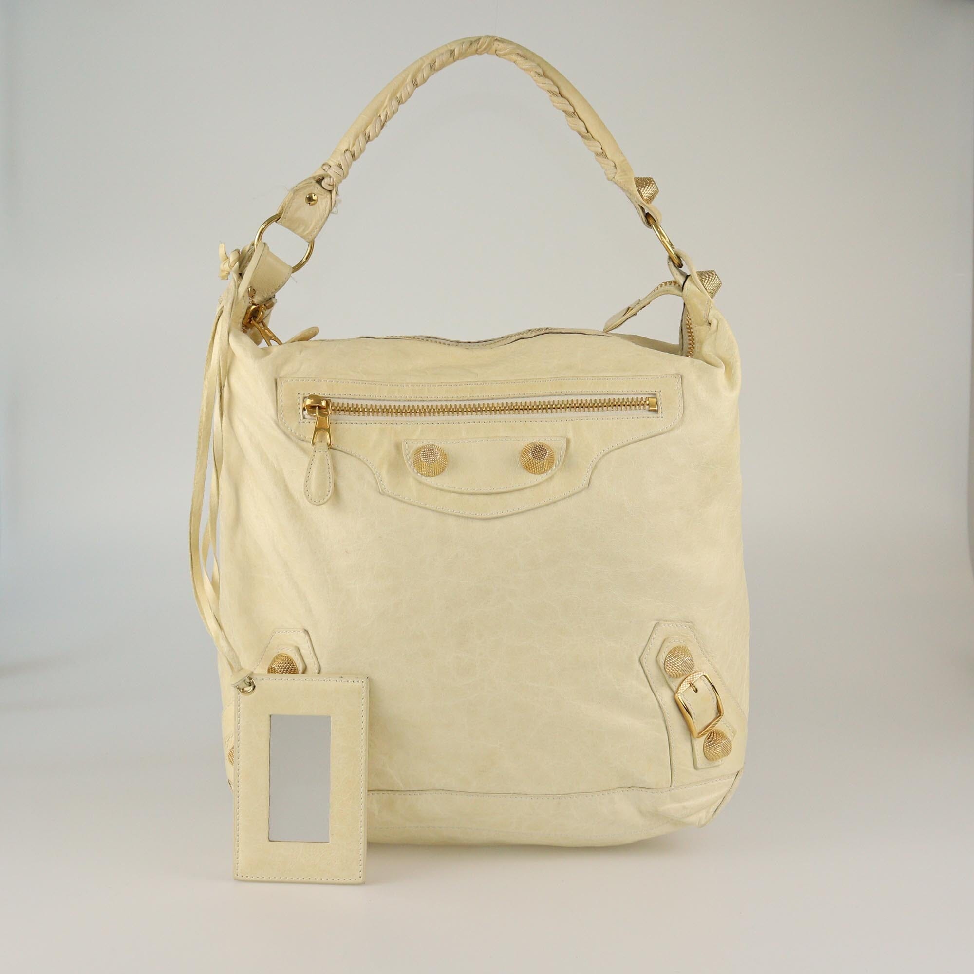 Balenciaga Cream GGH Day Hobo Womens Balenciaga 