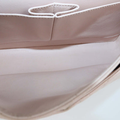 Chanel Pink Caviar Leather Medium Classic Double Flap Bag