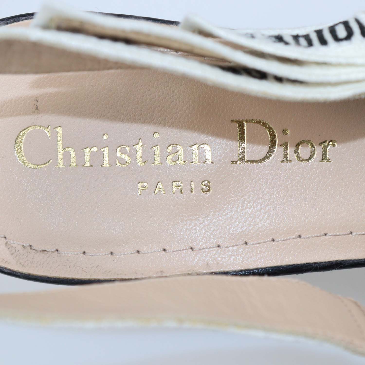 Christian Dior Black Fabric J'Adior Slingback Pumps
