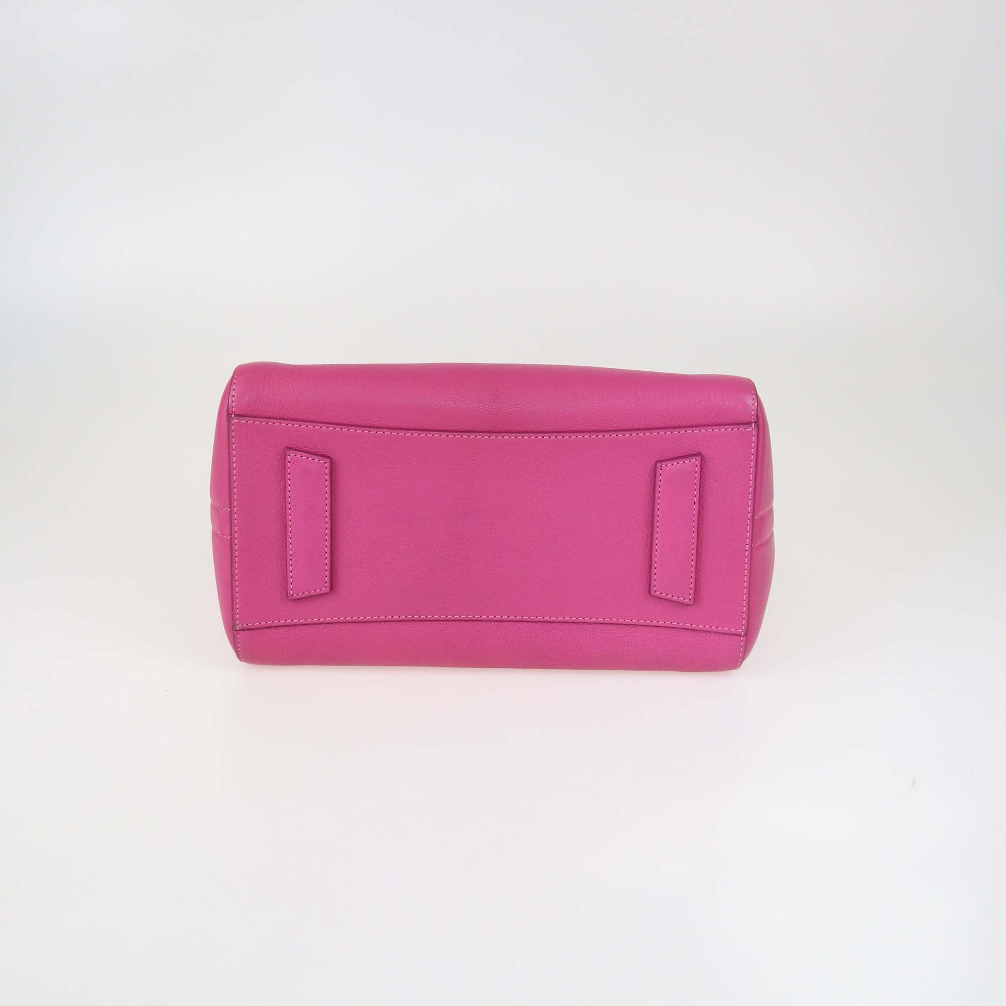 Givenchy Magenta Leather Small Antigona Satchel