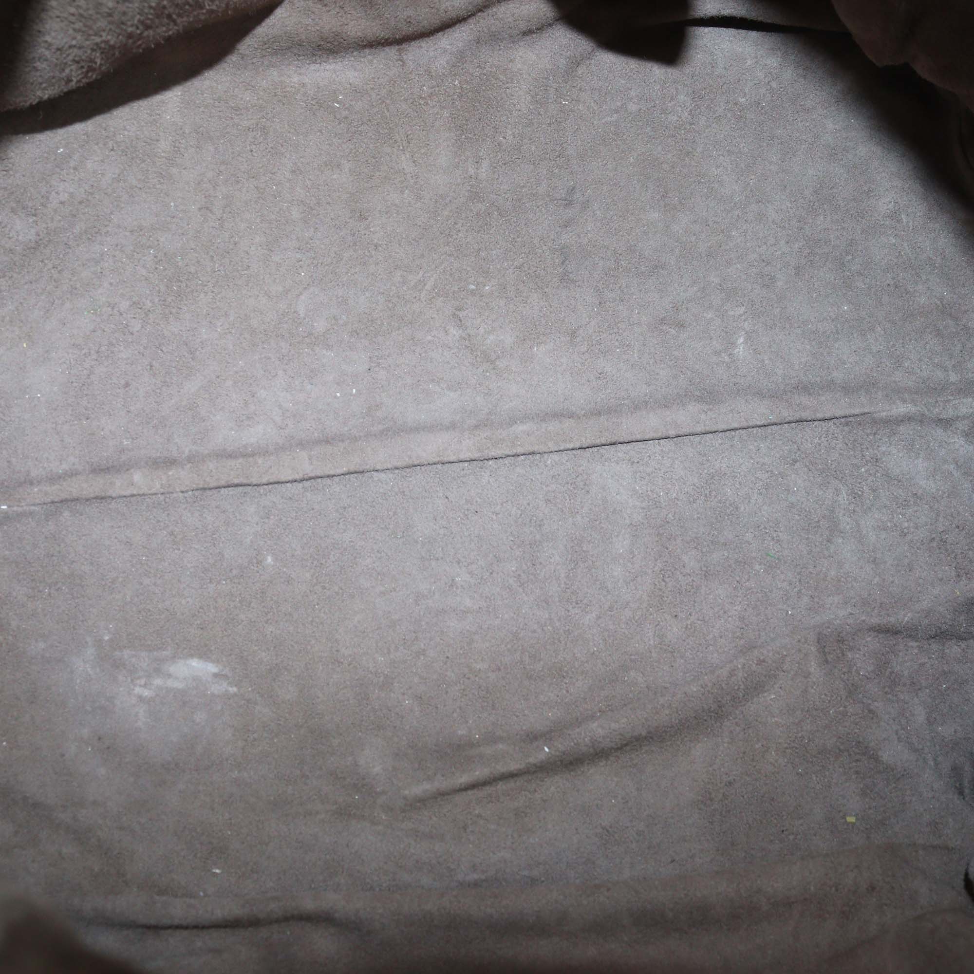 Bottega Veneta Black Intrecciato Karung Leather Ruffled Satchel