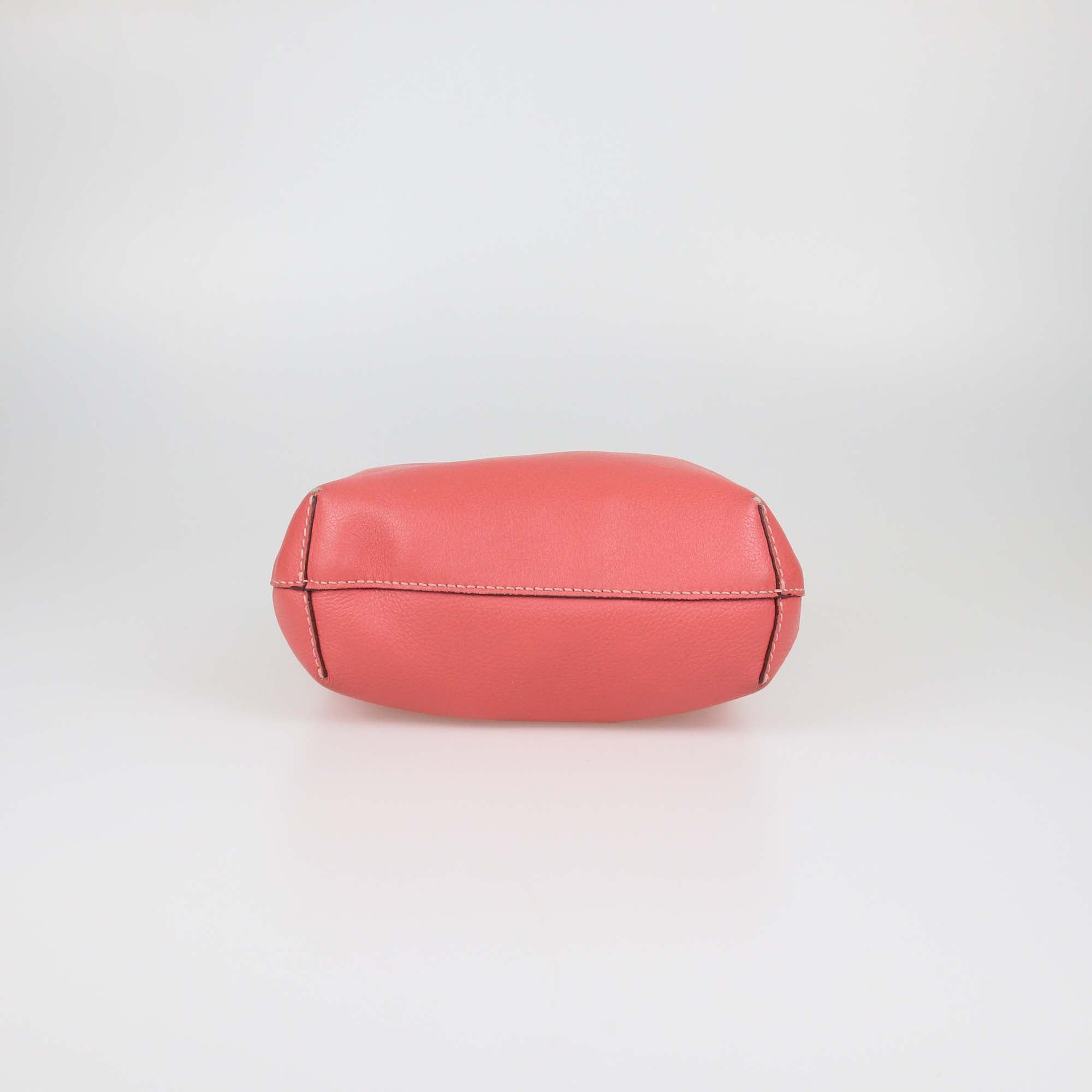 Emporio Armani Pink Leather Small Tote