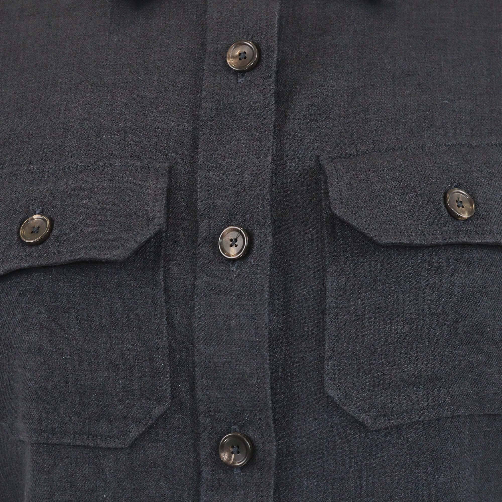 Loro Piana Black Two Patch Pocket Annalisa Shirt Womens Loro Piana 