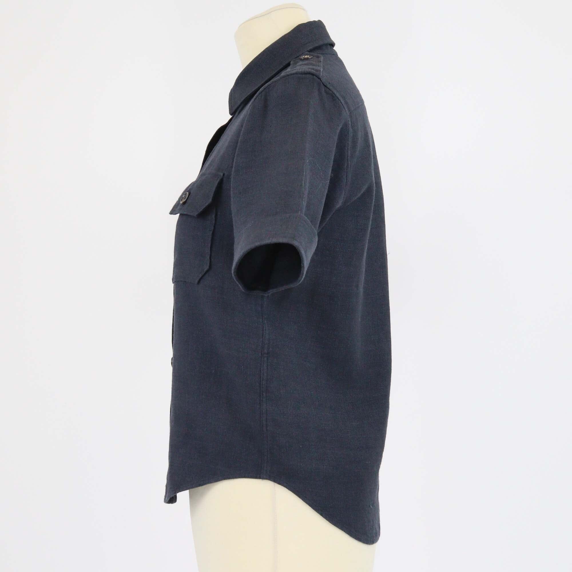 Loro Piana Black Two Patch Pocket Annalisa Shirt Womens Loro Piana 