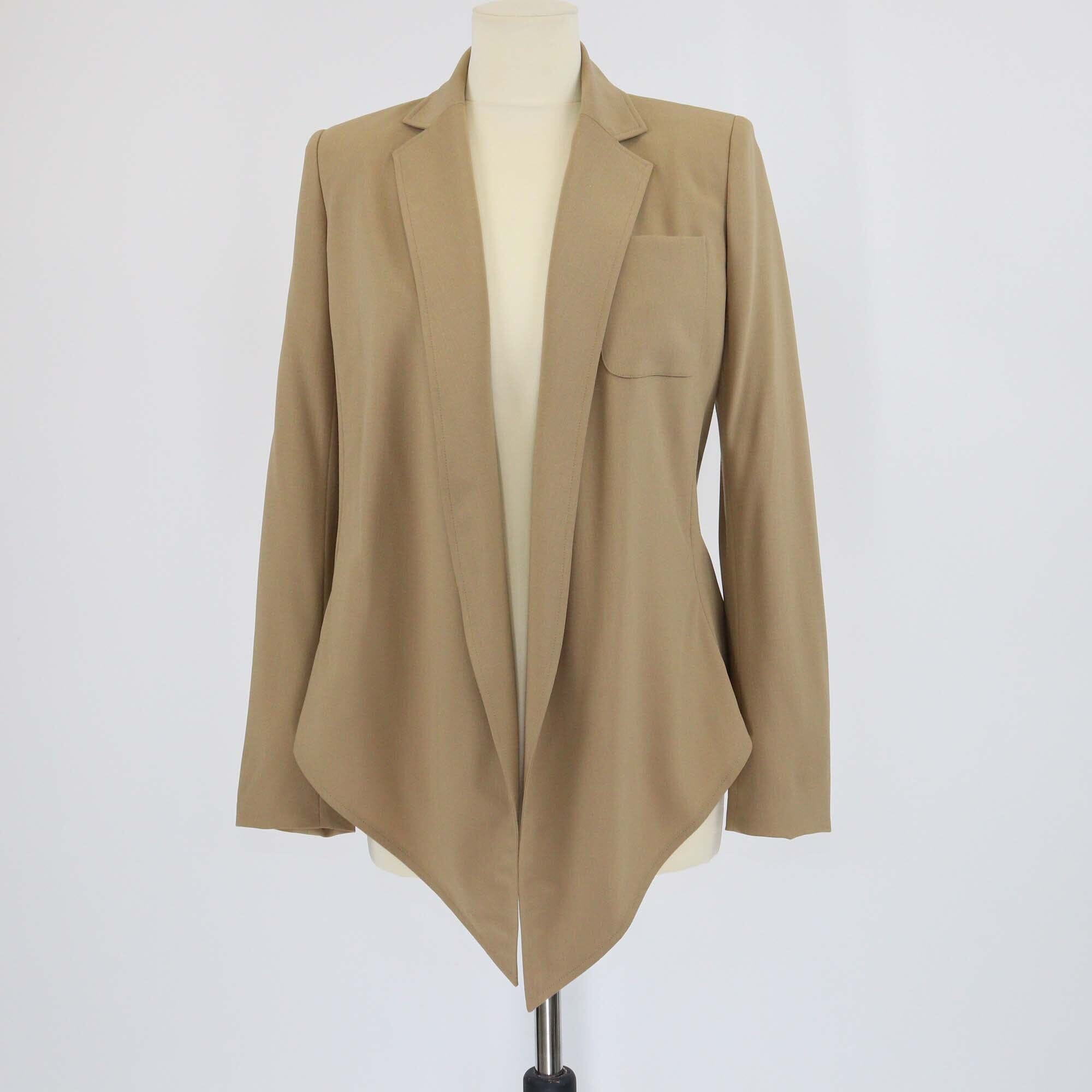 Hermes Beige Tied Jacket Womens Hermes 