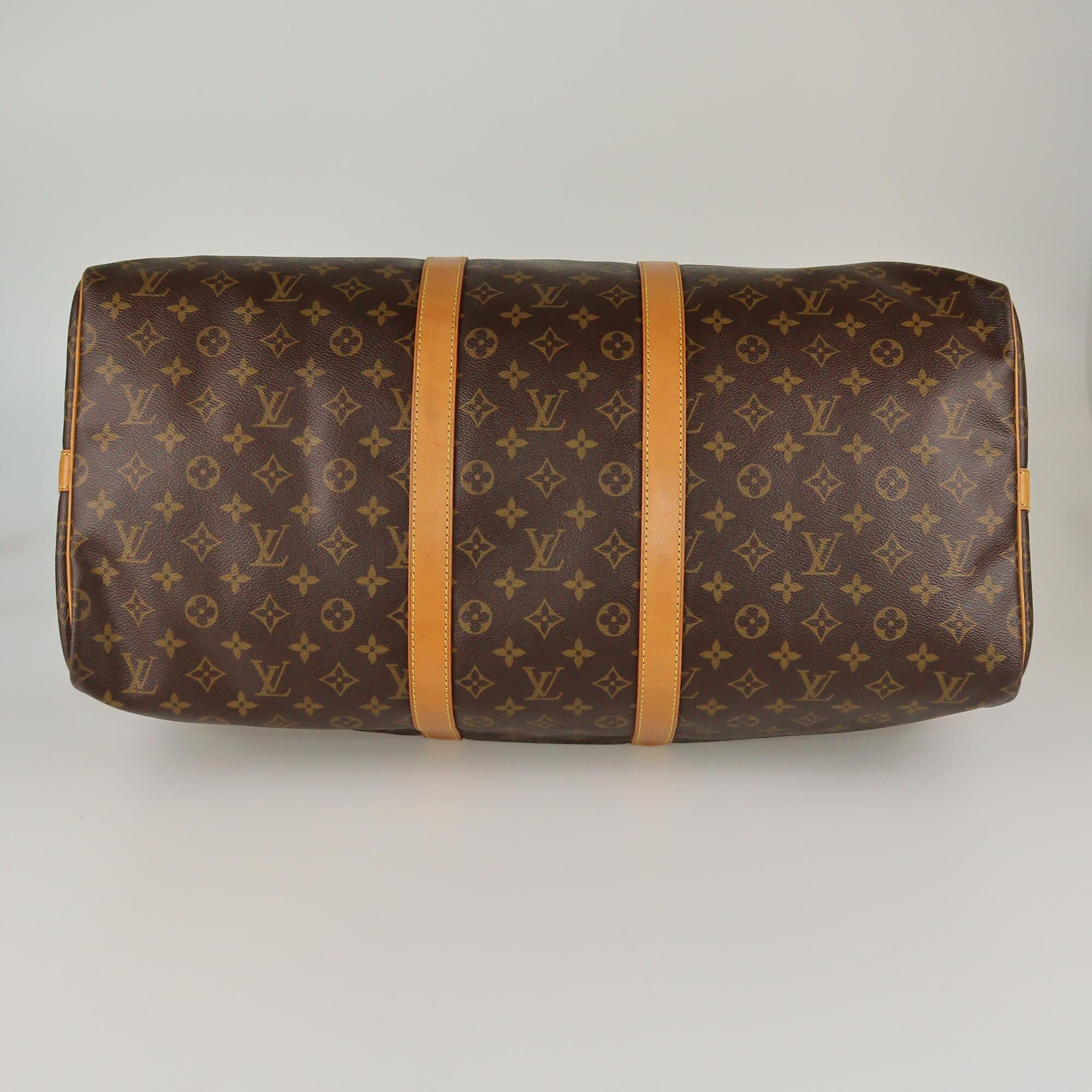 Louis Vuitton Monogram Keepall Bandouliere 55 Womens Louis Vuitton 