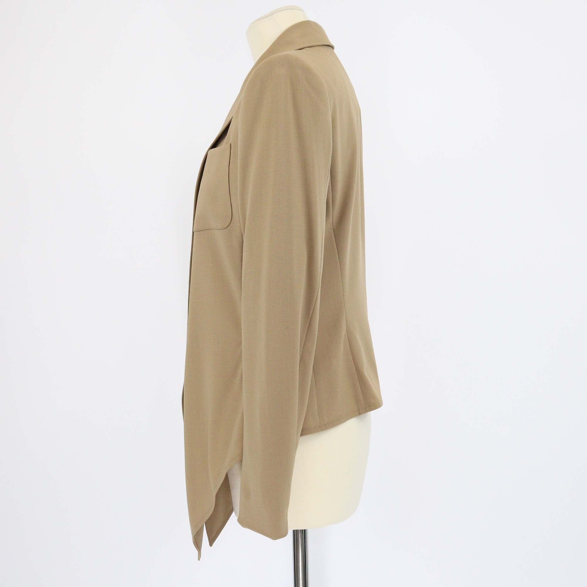 Hermes Beige Tied Jacket Womens Hermes 