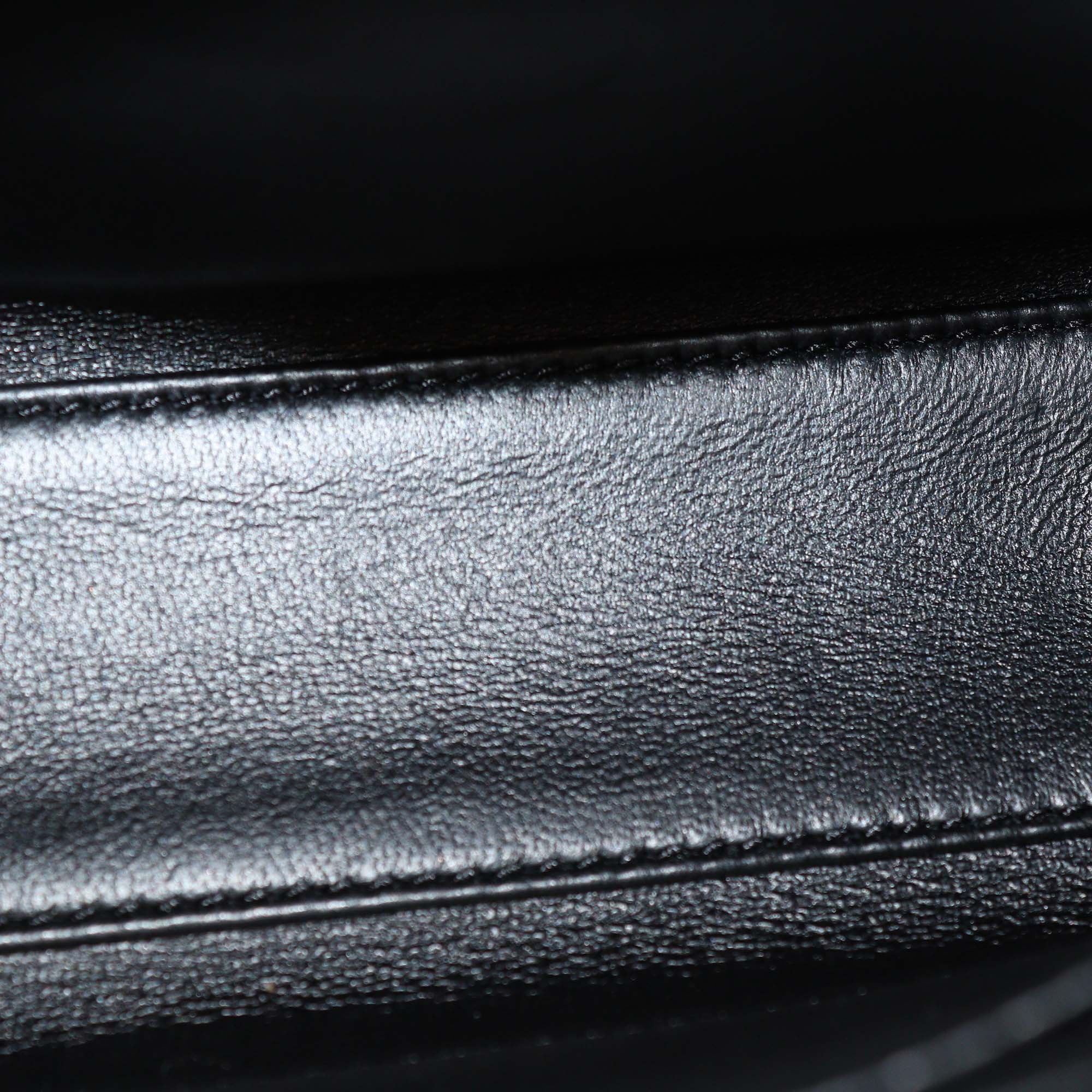 Chanel Black Quilted Velvet Mini Kelly Bag