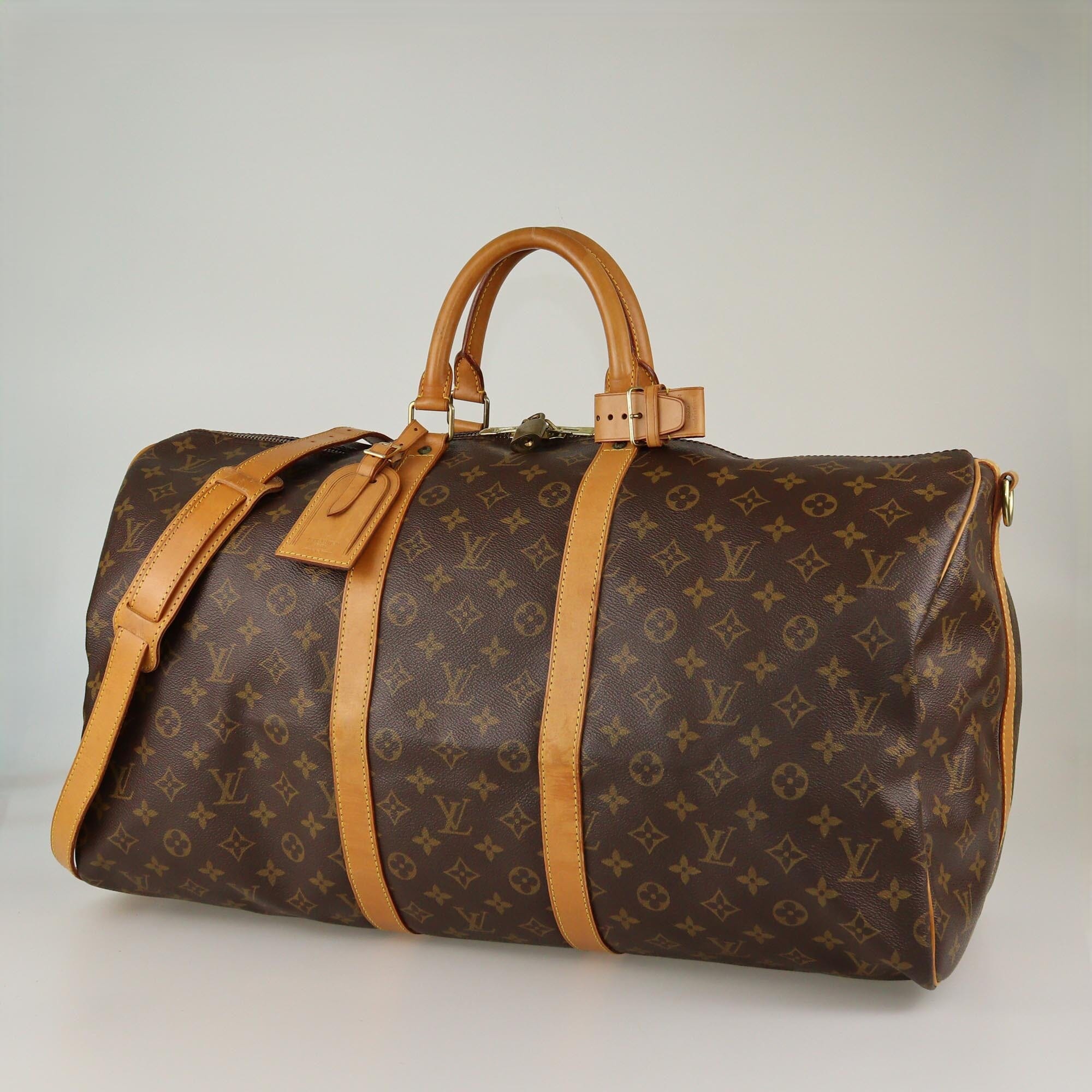 Louis Vuitton Monogram Keepall Bandouliere 55 Womens Louis Vuitton 