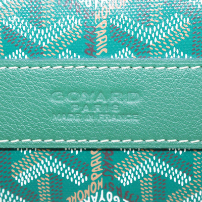 Goyard Green Goyardine Coated Canvas Barrel 40 Sports Bag