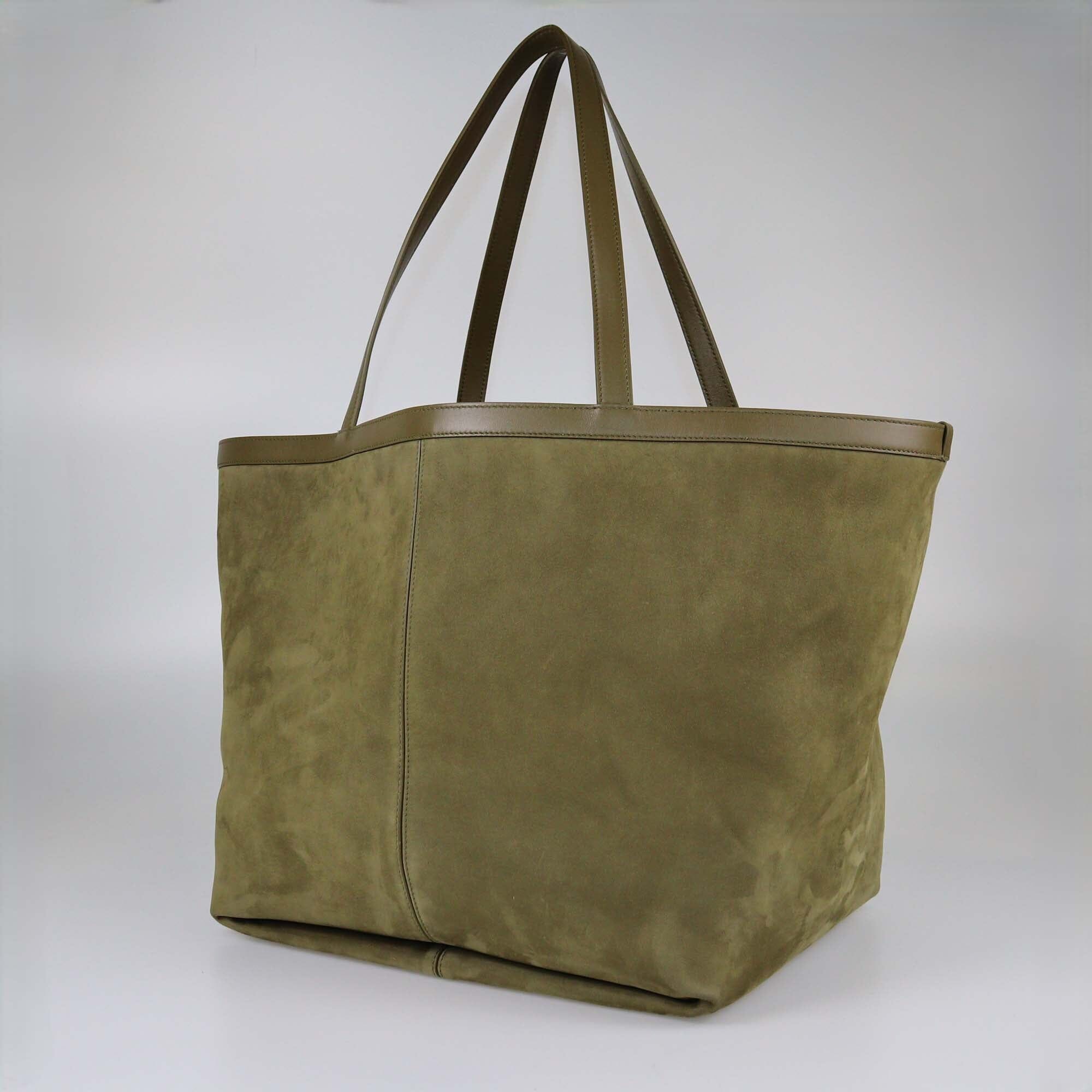 Bottega Veneta Olive Green Large Flip Flap Tote Womens Bottega Veneta 