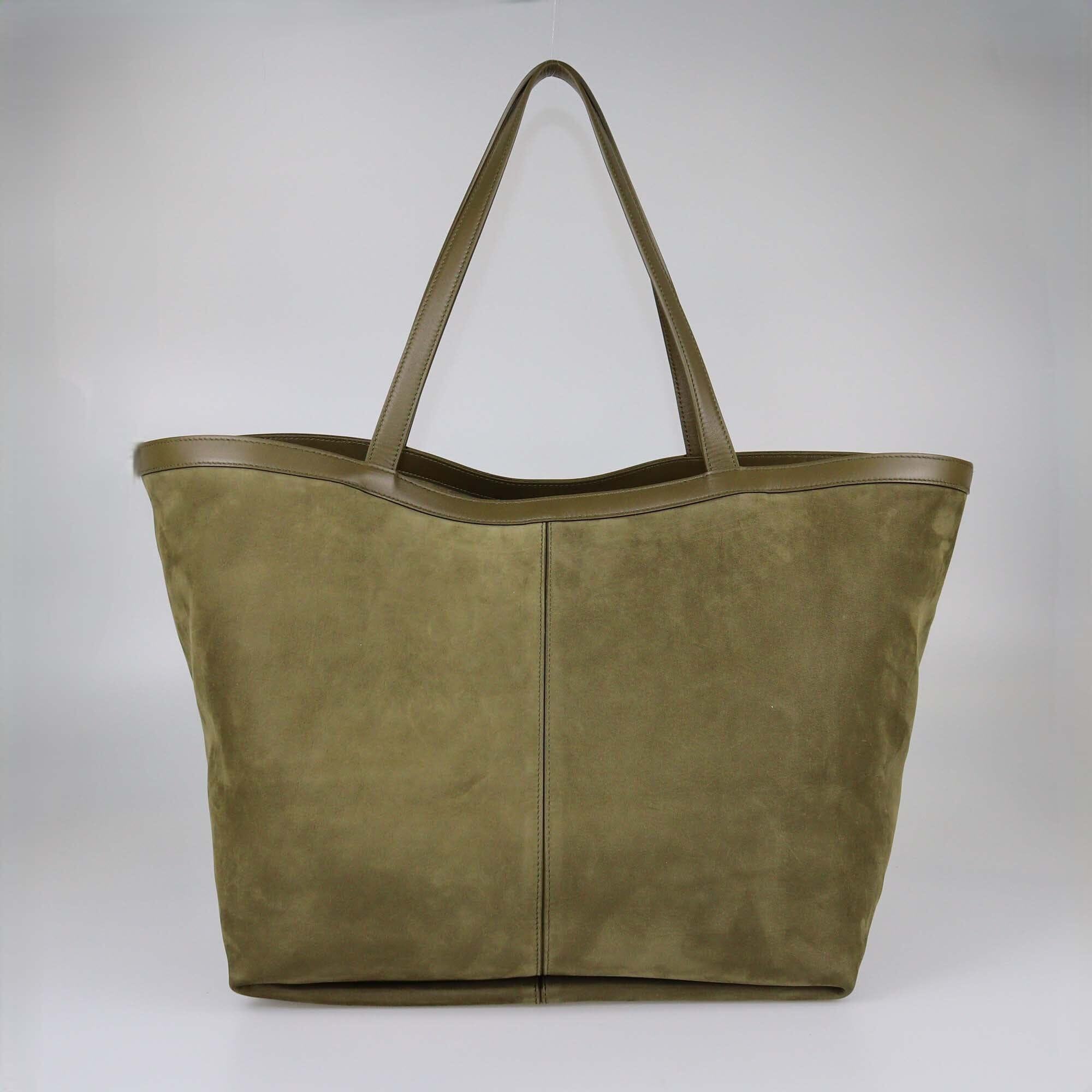 Bottega Veneta Olive Green Large Flip Flap Tote Womens Bottega Veneta 