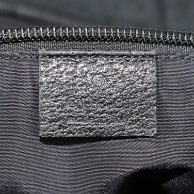 Gucci Black GG Canvas Web Handle Zip Tote
