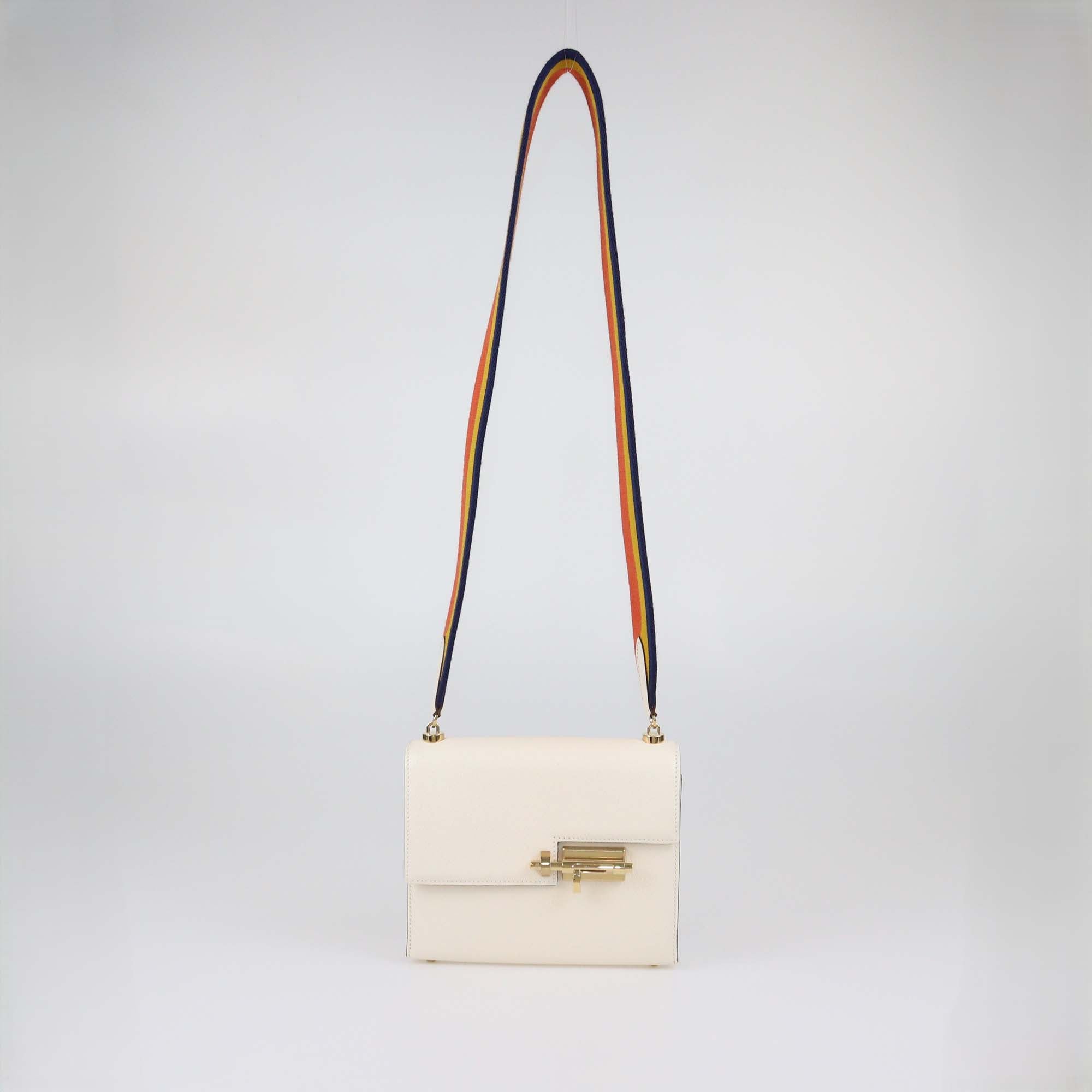 Hermes Nata Mysore Leather Mini Verrou Chaine Bag