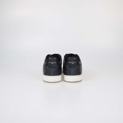 Louis Vuitton Black/Grey Monogram Canvas Rivoli Low Top Sneakers