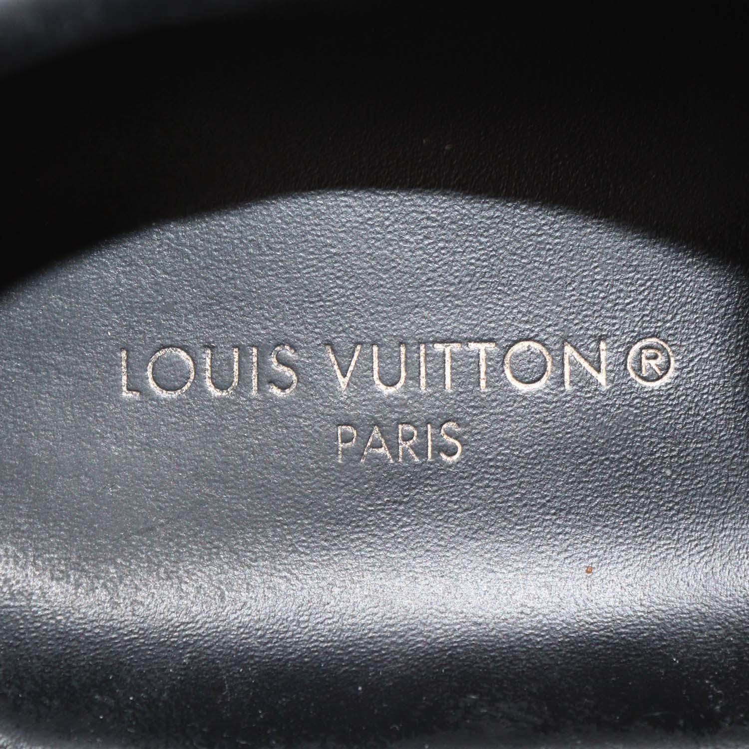 Louis Vuitton Black/Grey Monogram Canvas Rivoli Low Top Sneakers