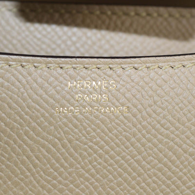 Hermes Poussiere Epsom Leather Mini Constance Bag