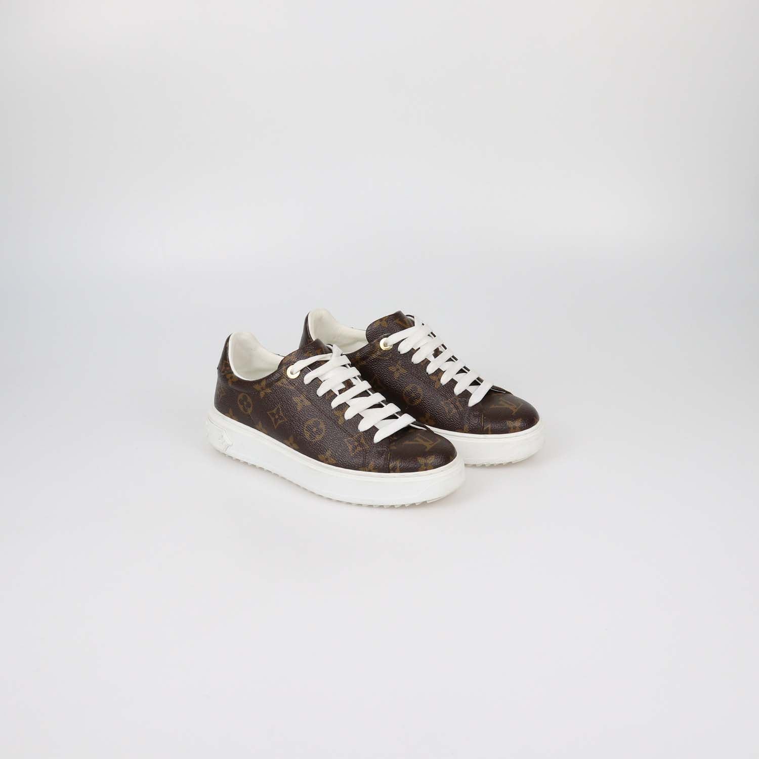 Louis Vuitton Monogram Canvas Time Out Low Top Sneakers
