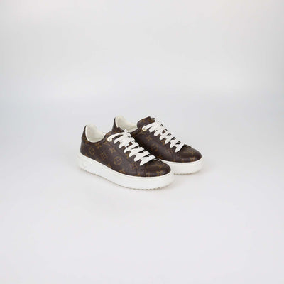 Louis Vuitton Monogram Canvas Time Out Low Top Sneakers