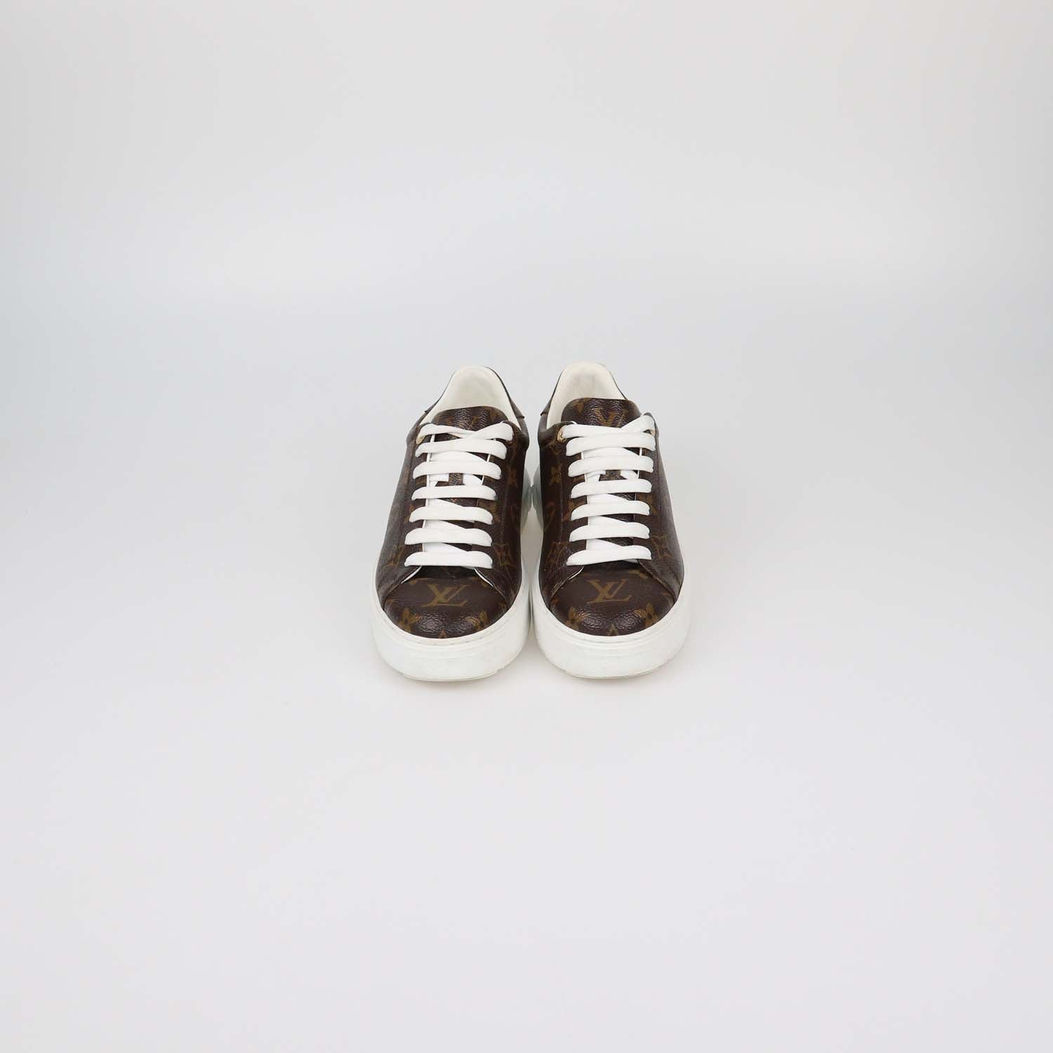 Louis Vuitton Monogram Canvas Time Out Low Top Sneakers
