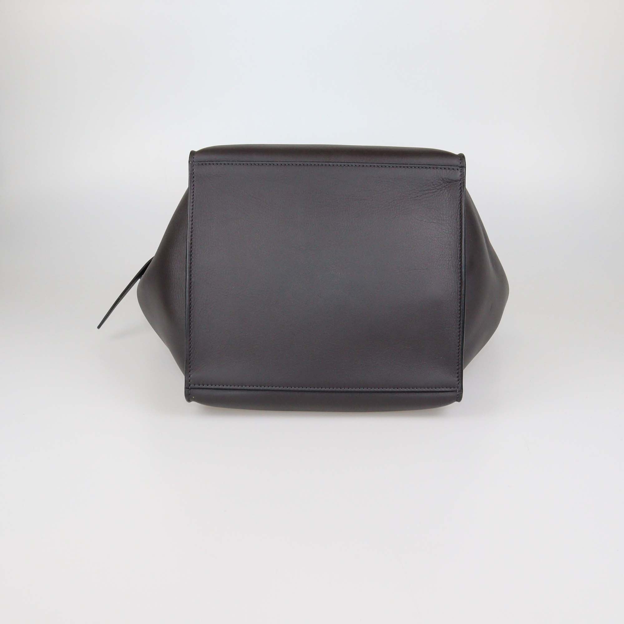 Celine Black Leather Small Big Bucket Bag