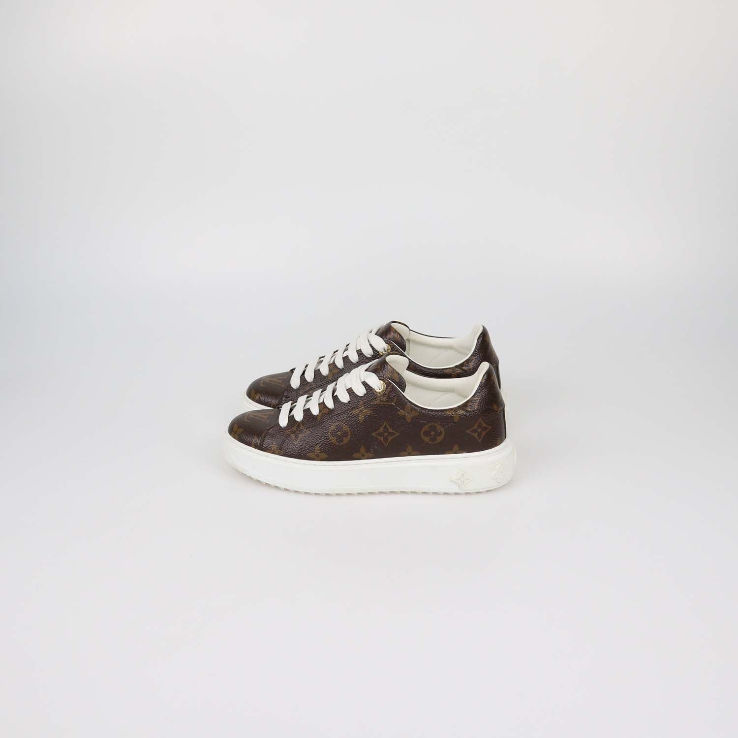 Louis Vuitton Monogram Canvas Time Out Low Top Sneakers