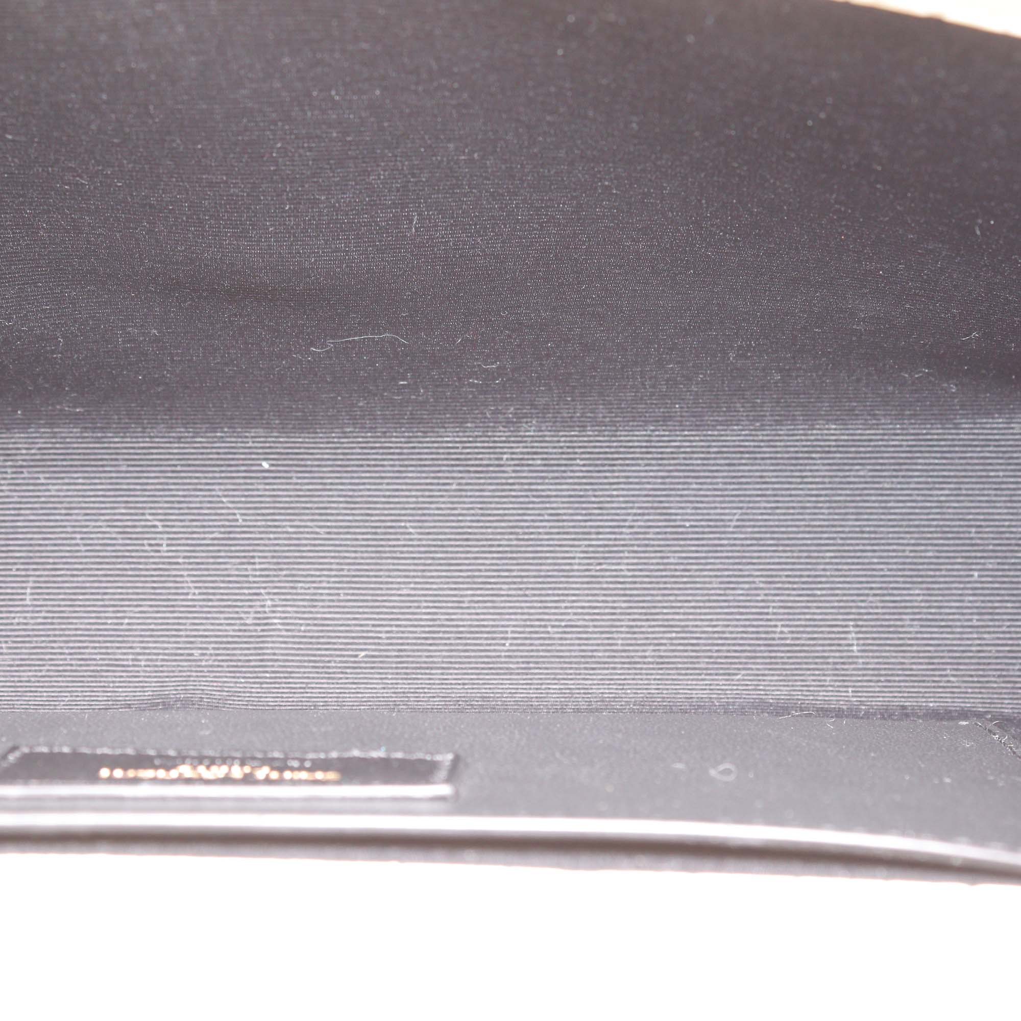 Saint Laurent Off White Croc Embossed Leather Medium Kate Tassel Shoulder Bag