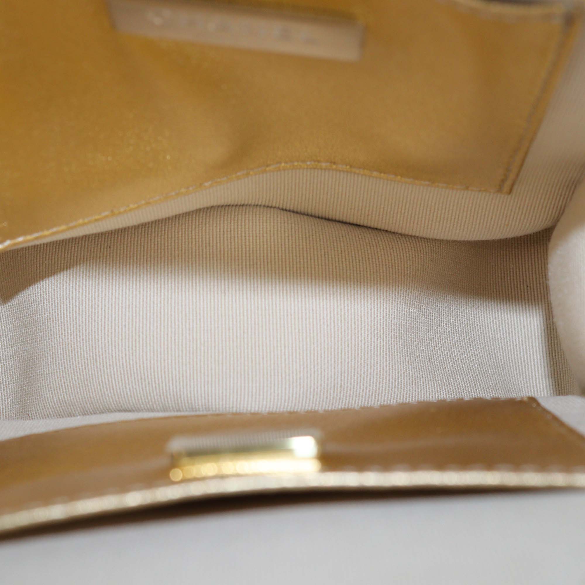 Chanel Gold Quilted Leather Walk of Fame Star Crossbody Bag