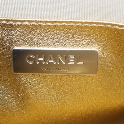 Chanel Gold Quilted Leather Walk of Fame Star Crossbody Bag