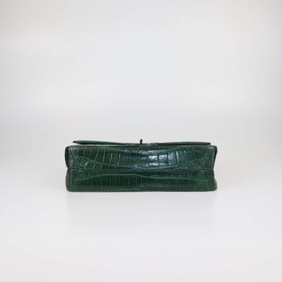 Chanel Green Shine Alligator 227 Reissue 2.55 Flap Bag