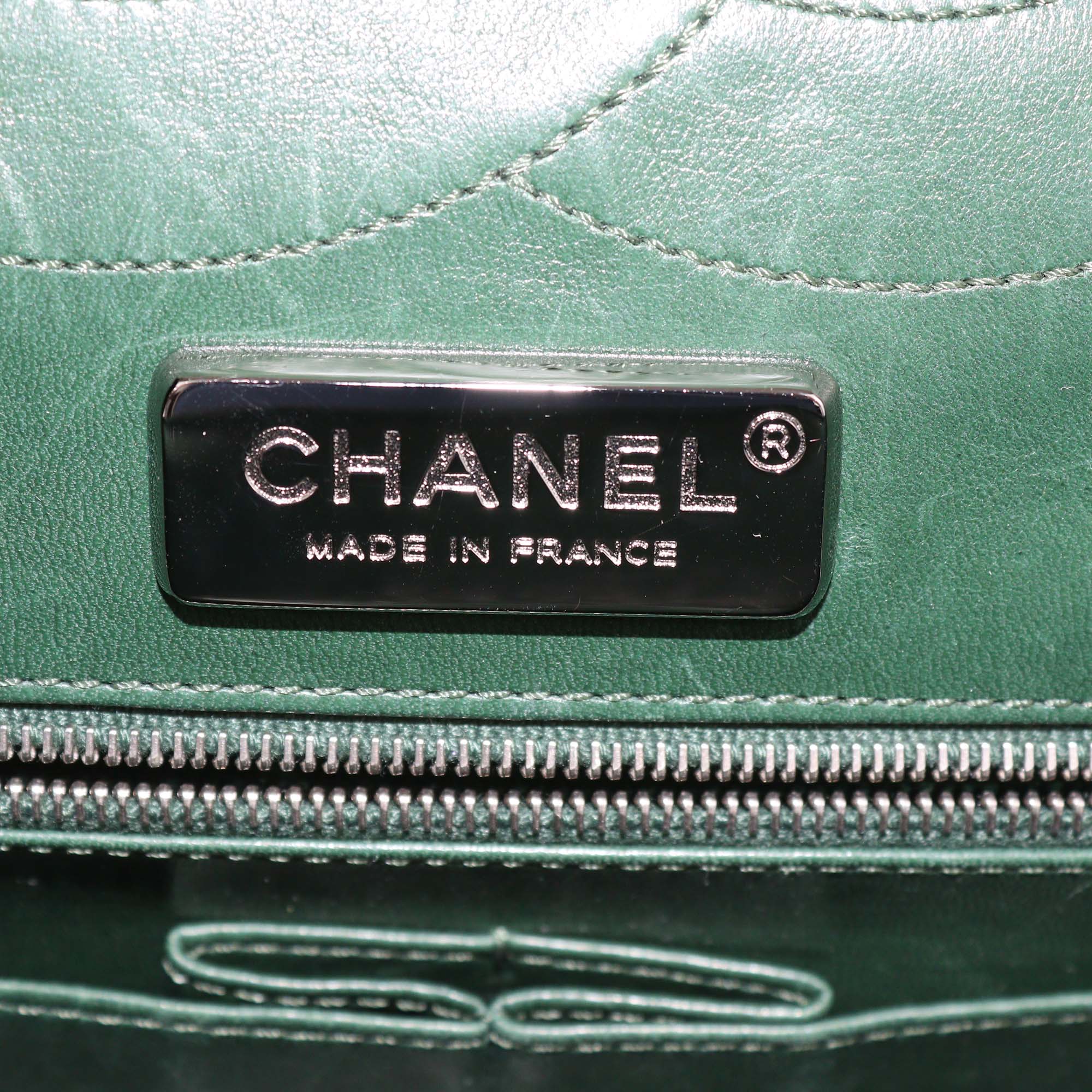 Chanel Green Shine Alligator 227 Reissue 2.55 Flap Bag