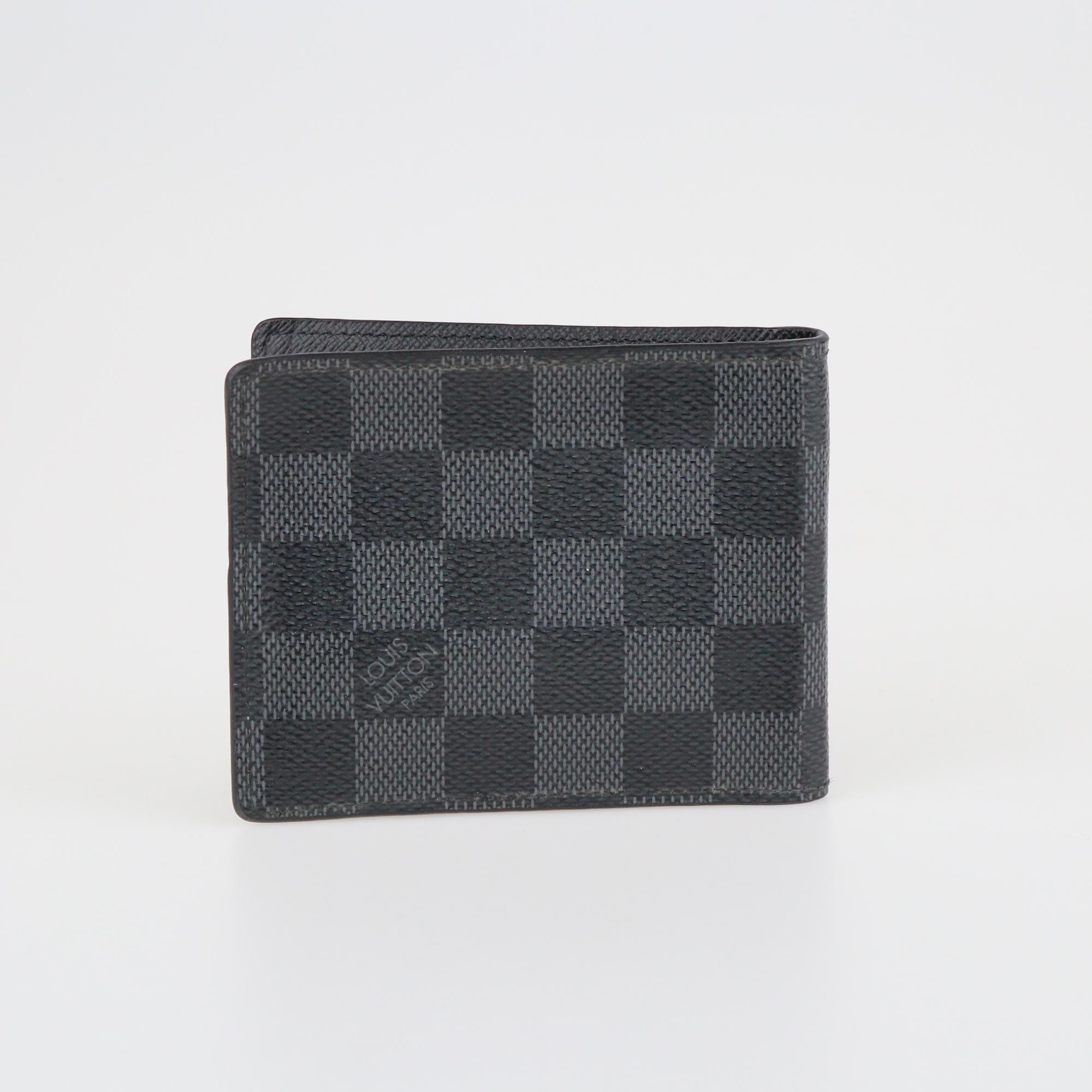 Damier Graphite Money Clip Bi-Fold Wallet Accessories Louis Vuitton 