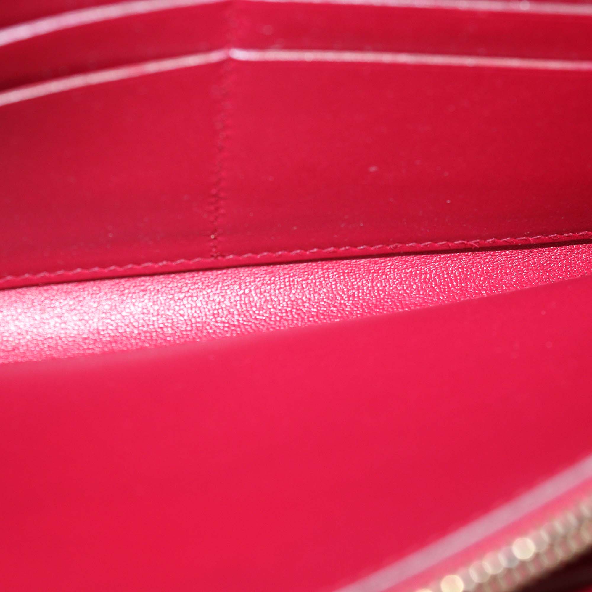 Hermes Rouge H Swift Leather Constance long Wallet
