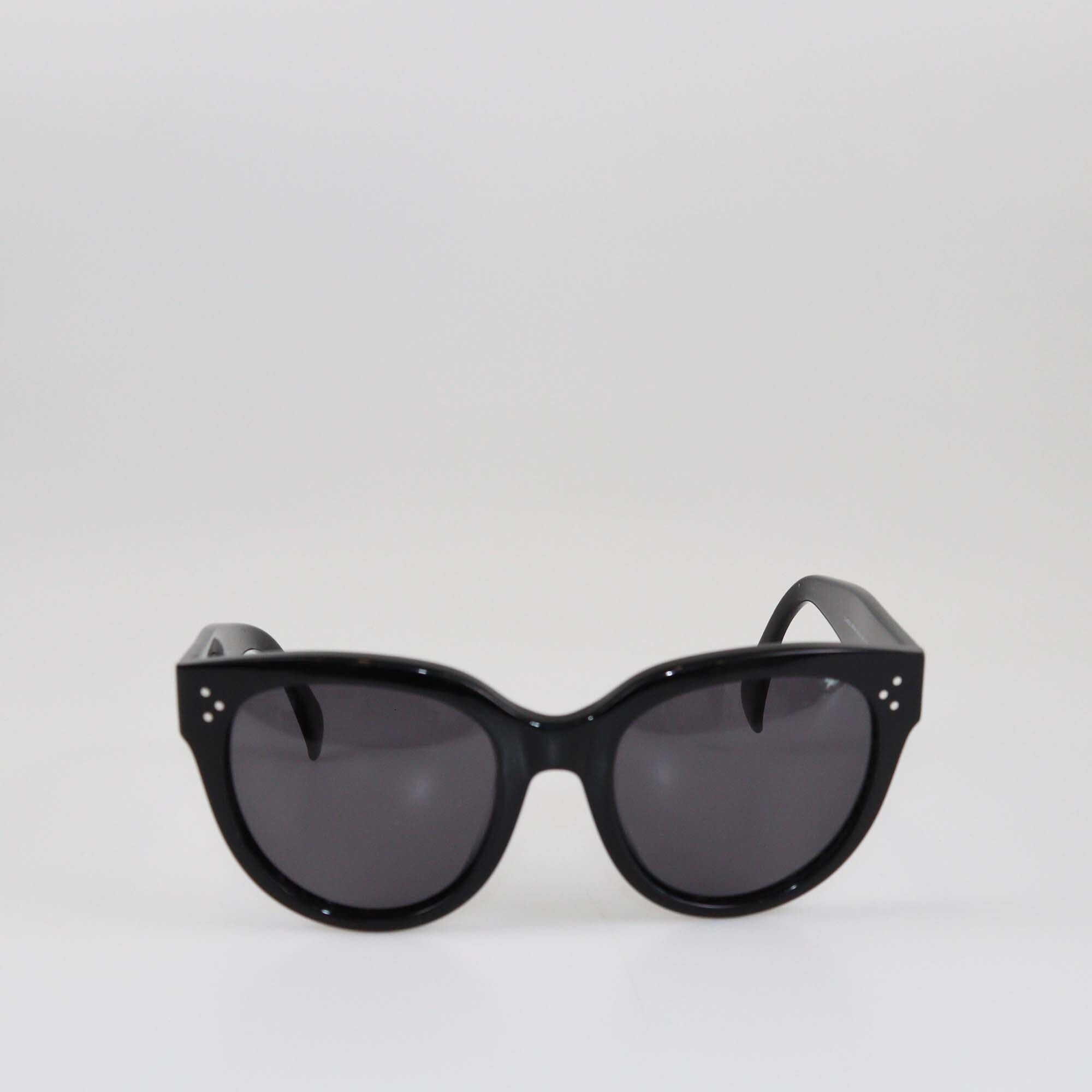 Celine Black Audrey Round Frame Sunglasses Womens Celine 