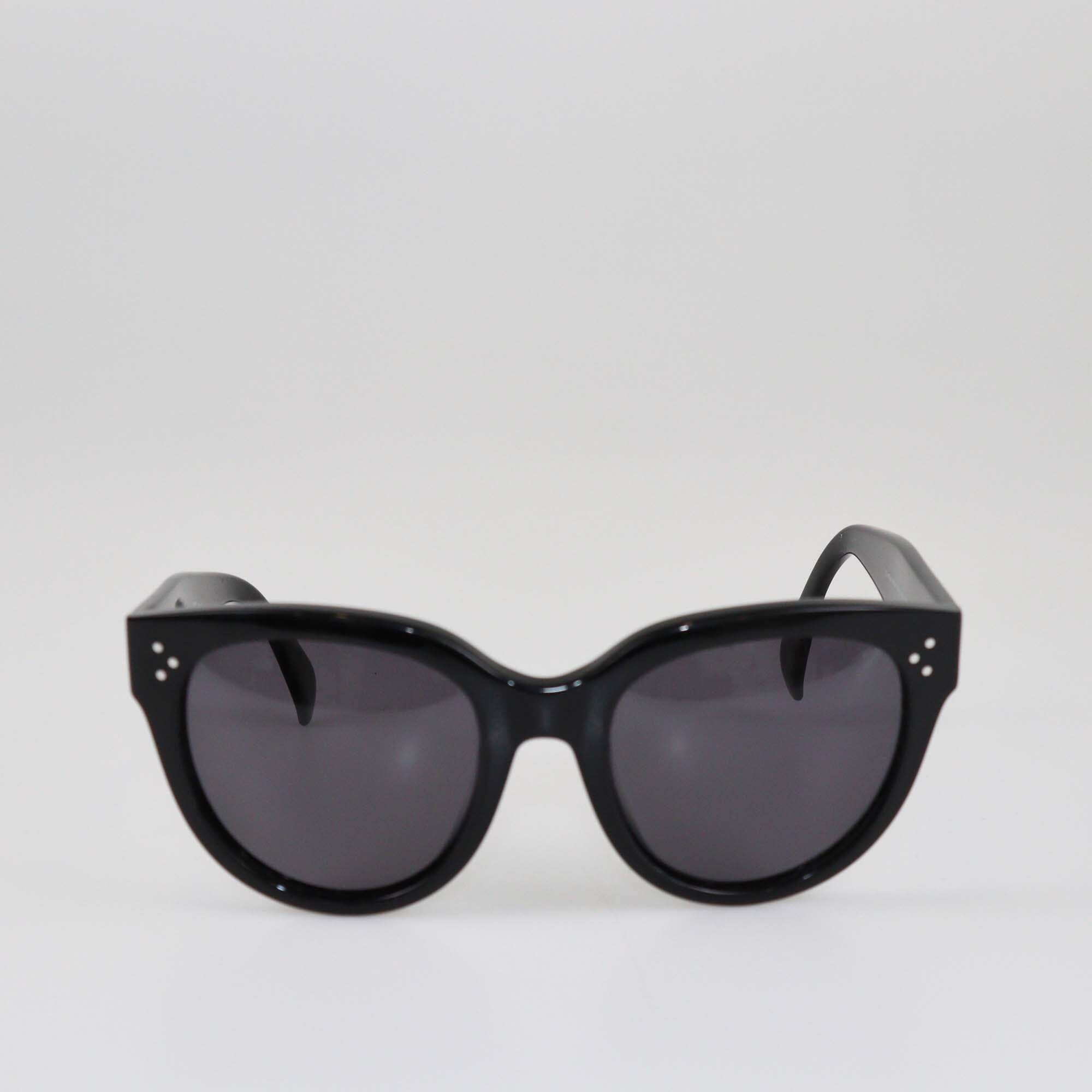 Celine Black Audrey Round Frame Sunglasses Womens Celine 