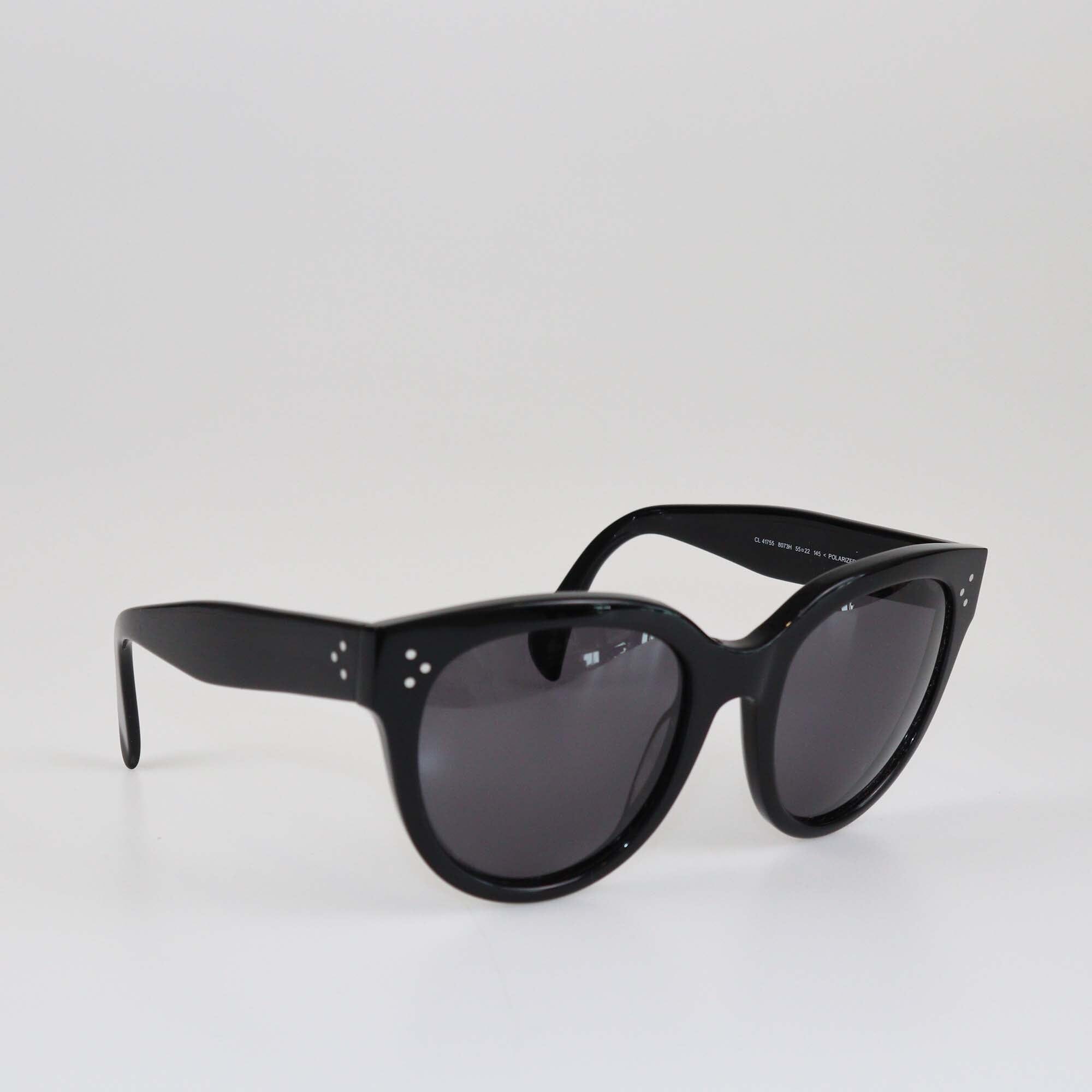 Celine Black Audrey Round Frame Sunglasses Womens Celine 