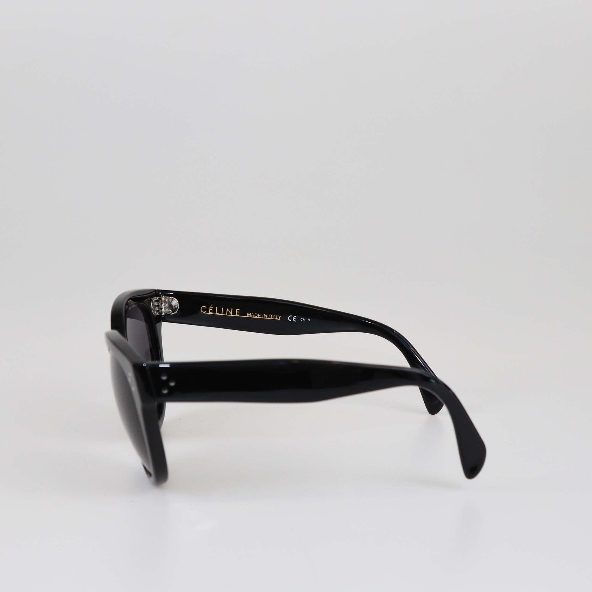 Celine Black Audrey Round Frame Sunglasses Womens Celine 