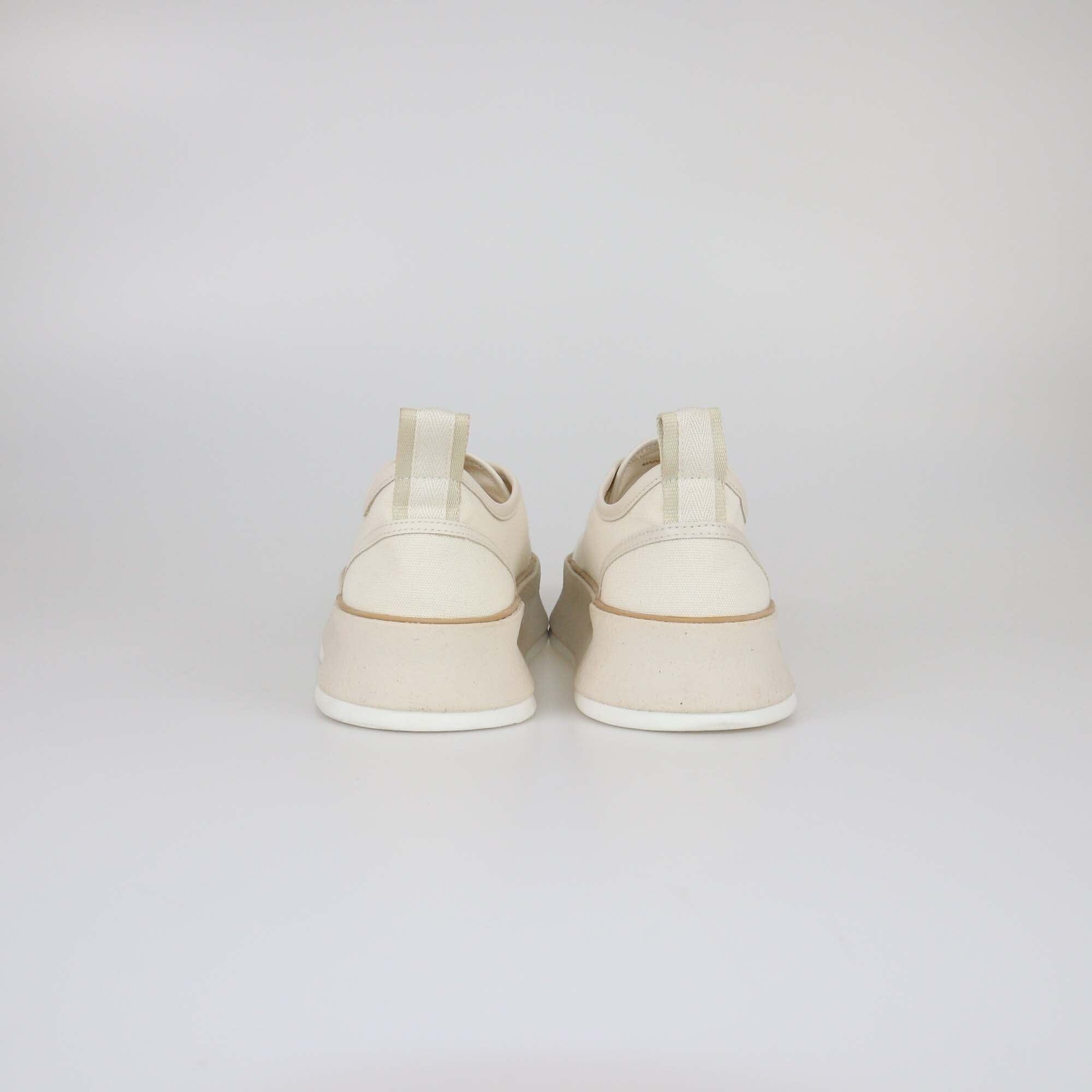 Max Mara Off White/Cream Spring Platform Sneakers Womens Max Mara 