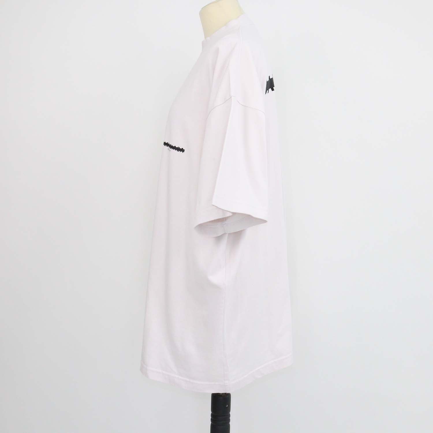 Balenciaga Off White Cotton Unifit Oversized T-Shirt