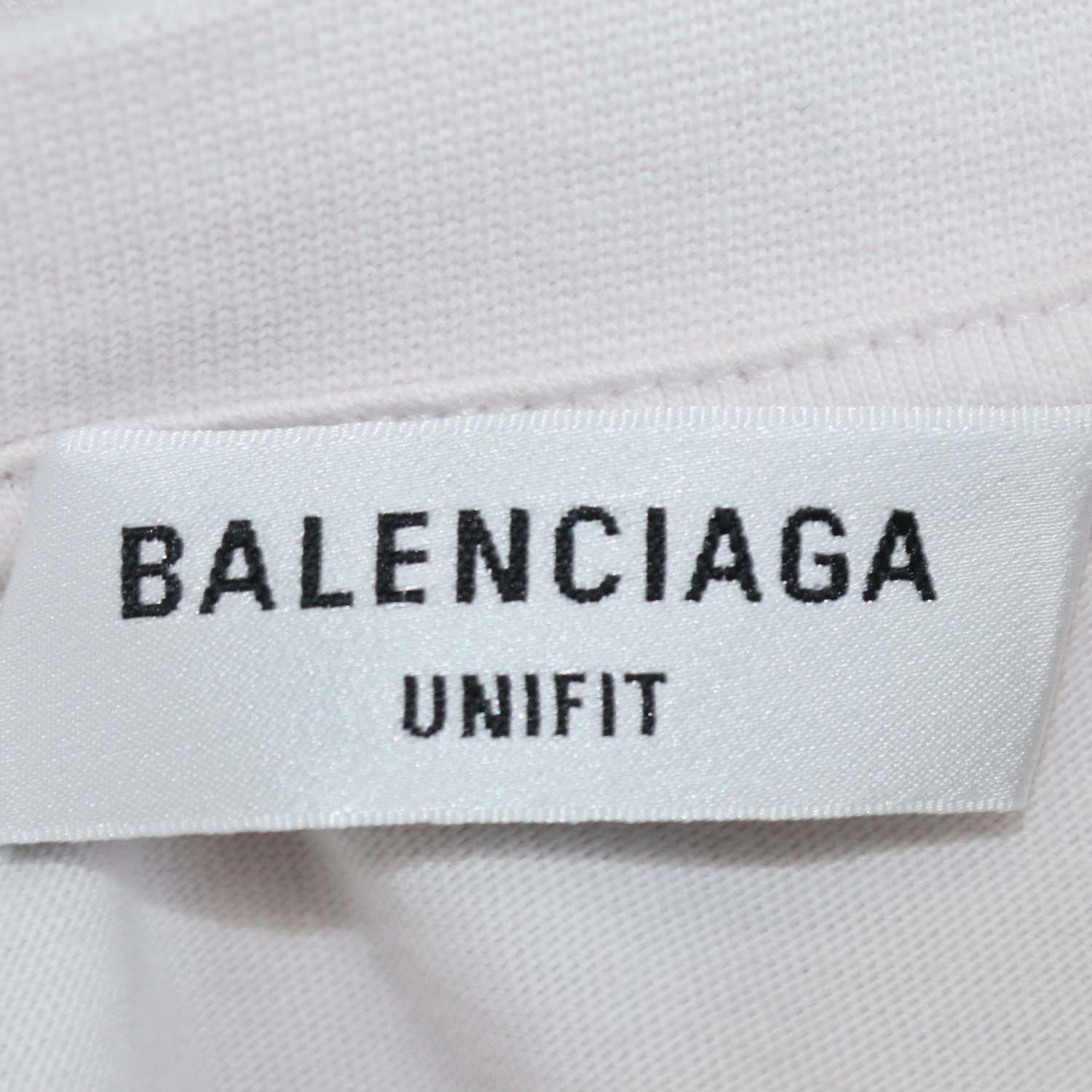 Balenciaga Off White Cotton Unifit Oversized T-Shirt